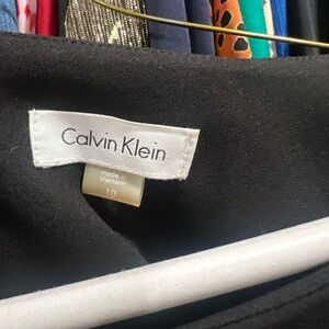 Calvin Klein Black knee length dress